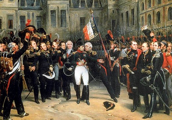 Les adieux de Fontainebleau